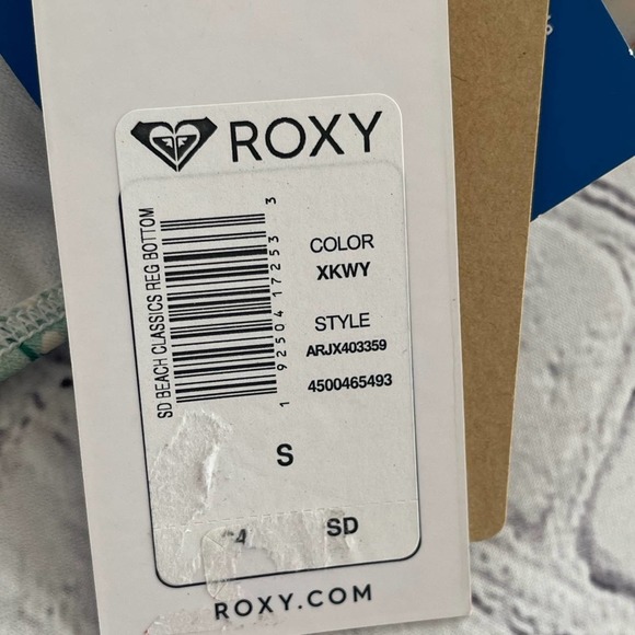 [Roxy] NWT beach classics regular bikini bottom size small - Picture 6 of 6